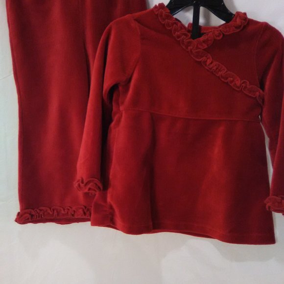 The Children's Place 2 piece Set Color Red Ruffle Size 24 Months - Picture 3 of 7